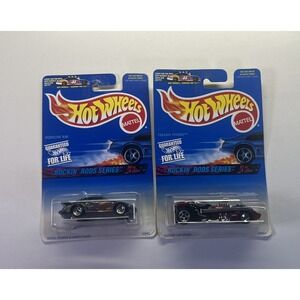 2 Hot Wheels 1996 Rockin' Rods Series #569 Guitar Car & #572 Speed Power